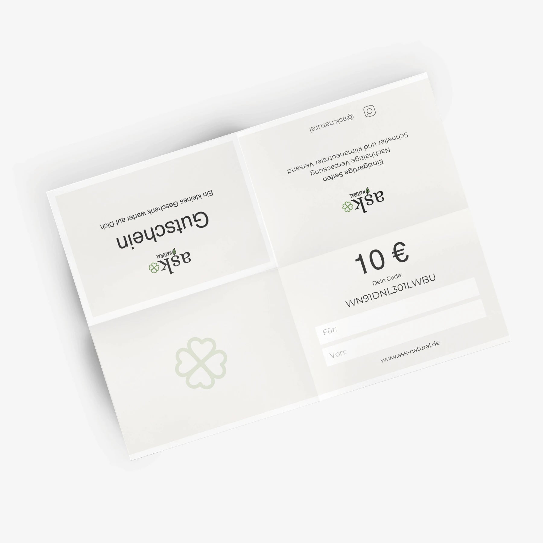 10€ Geschenkgutschein