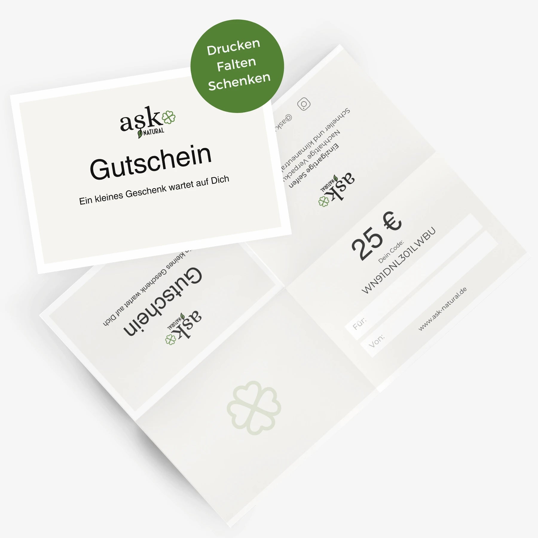 25€ Geschenkgutschein