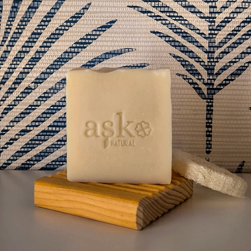 Traditionelle Hamam Seife – handgemachte Naturseife für Körperpflege im Hamam-Stil.