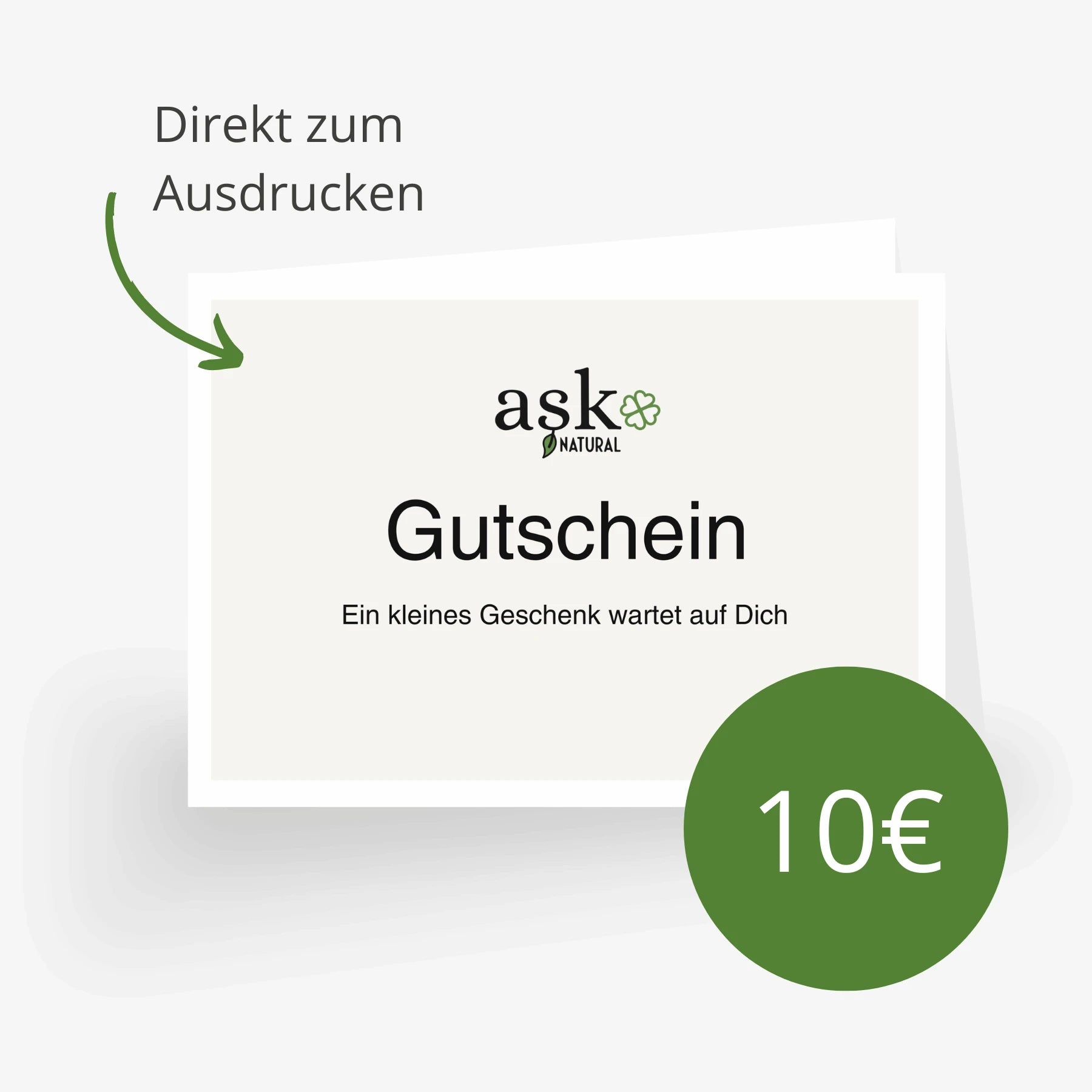 10€ Geschenkgutschein