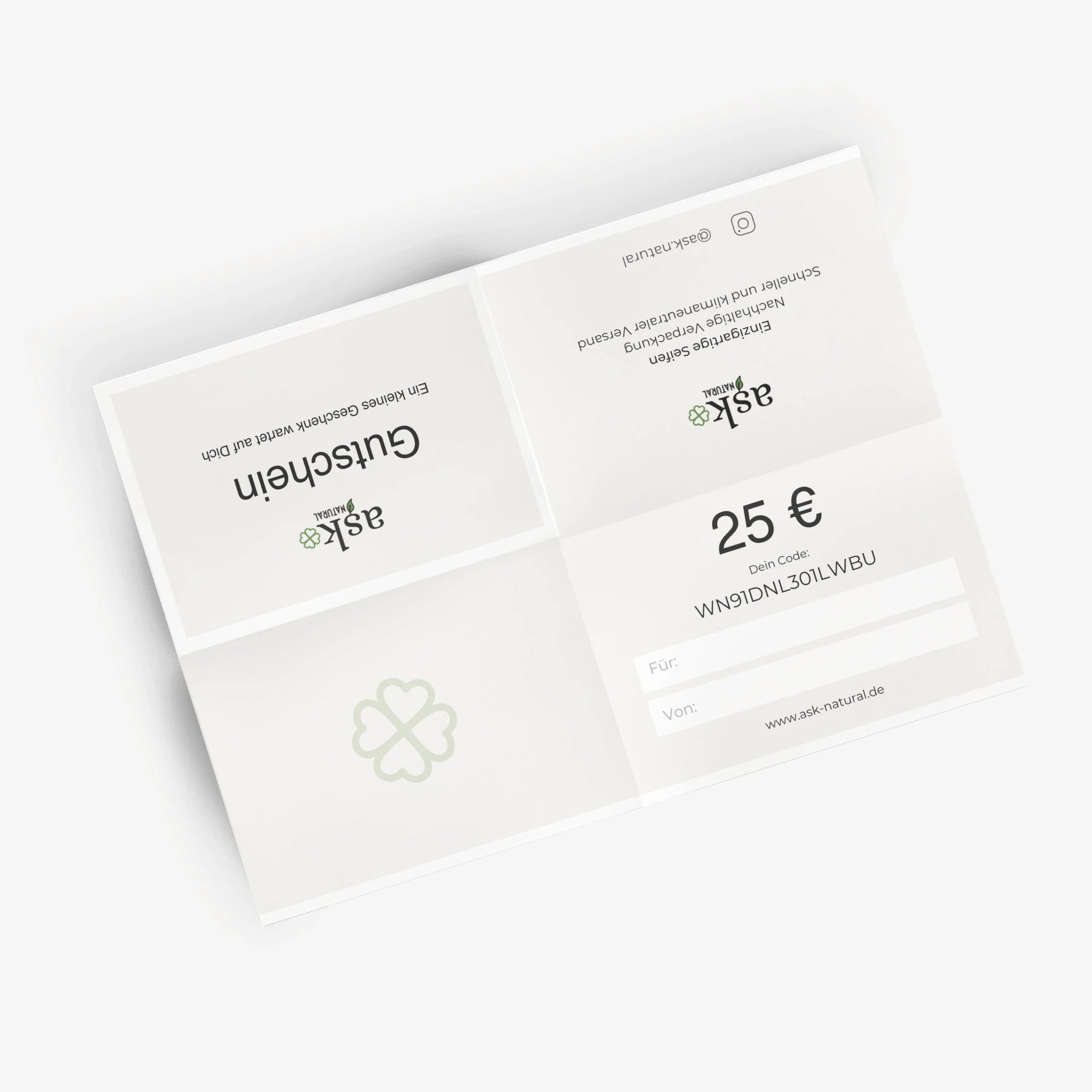 25€ Geschenkgutschein