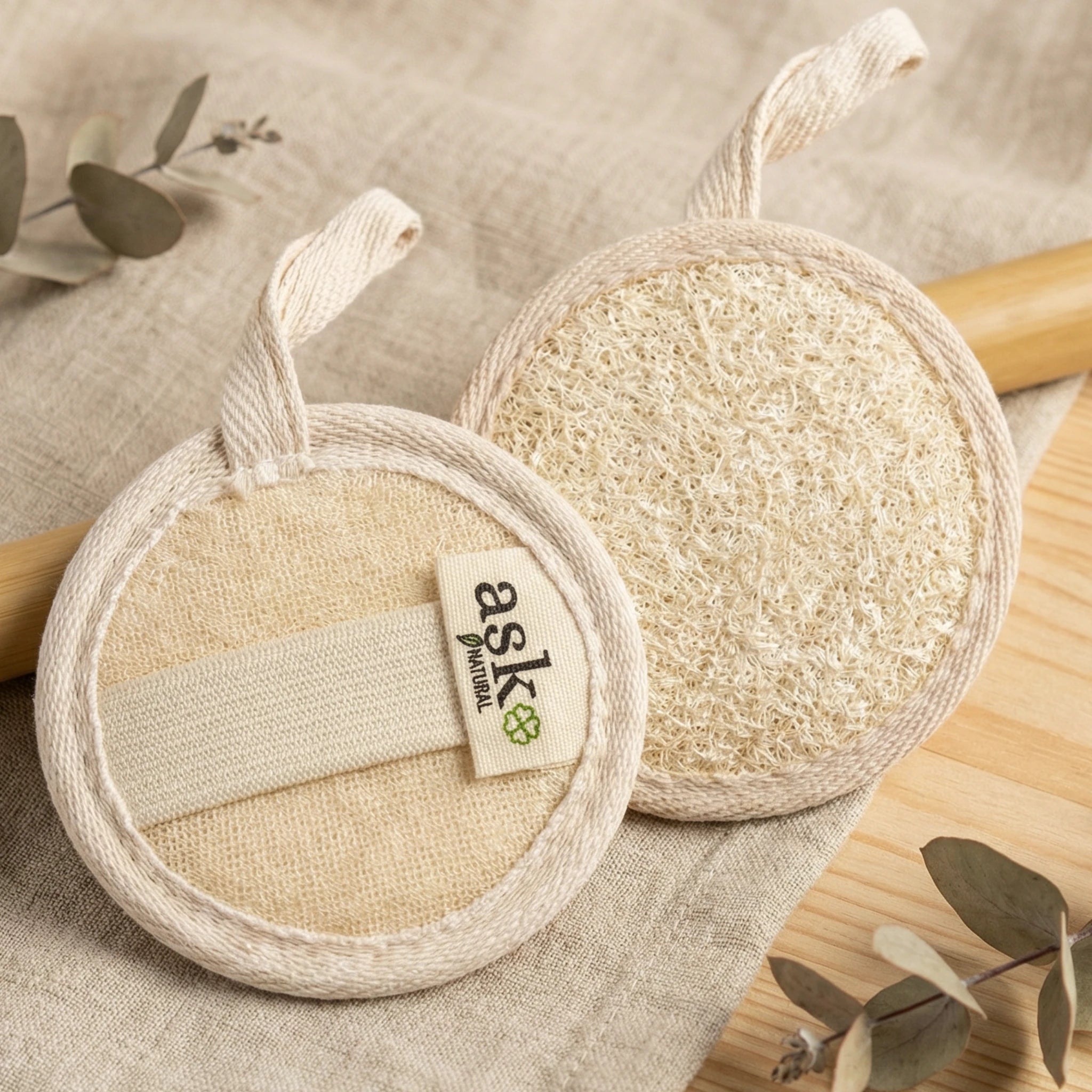 Luffa Gesichtspeeling Pad - ASK Natural