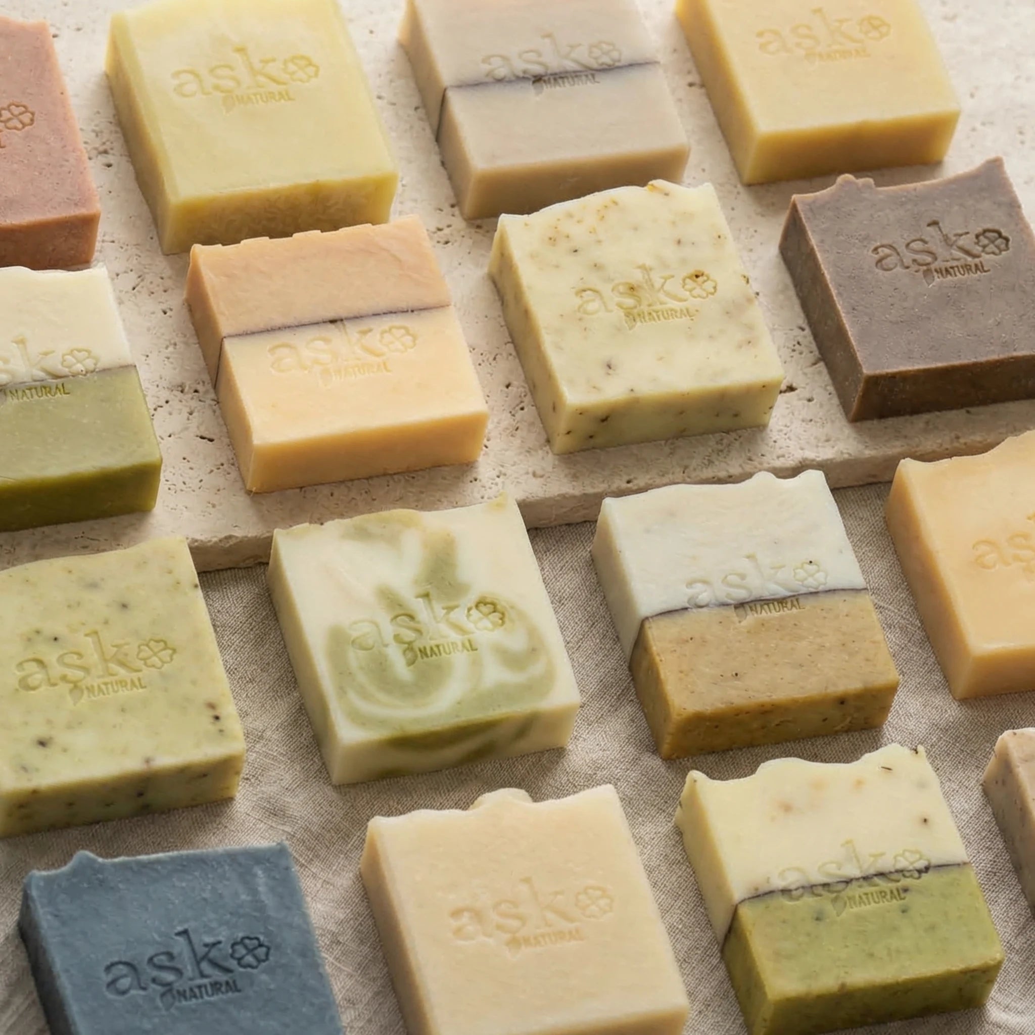 Großes Probierset - 16x 100g handgemachte Seifen