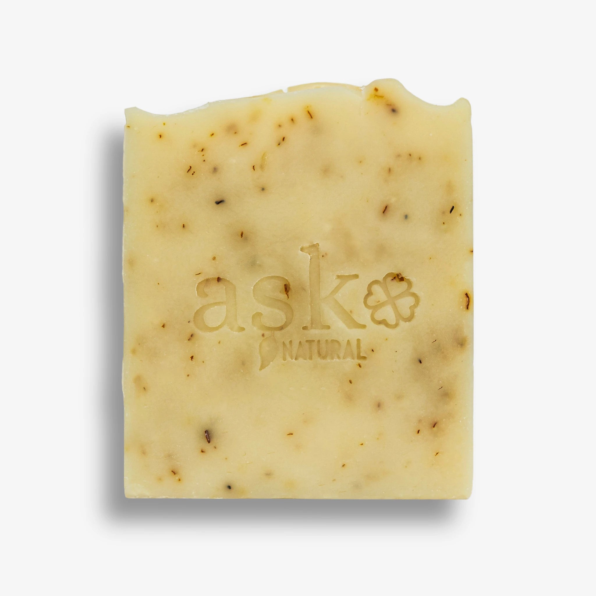 Handgemachte Rosen Seife 100g von ASK Natural für normale und empfindliche Haut, Vorderansicht auf weißem Hintergrund.