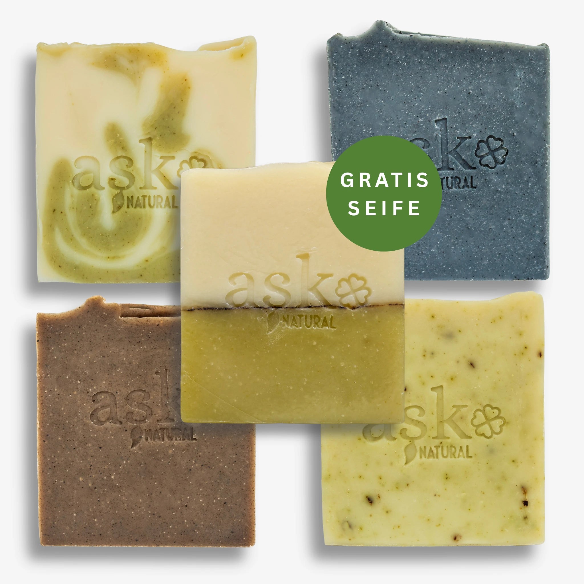 Seifen-Set für unreine Haut - 4+1 Gratis Seife