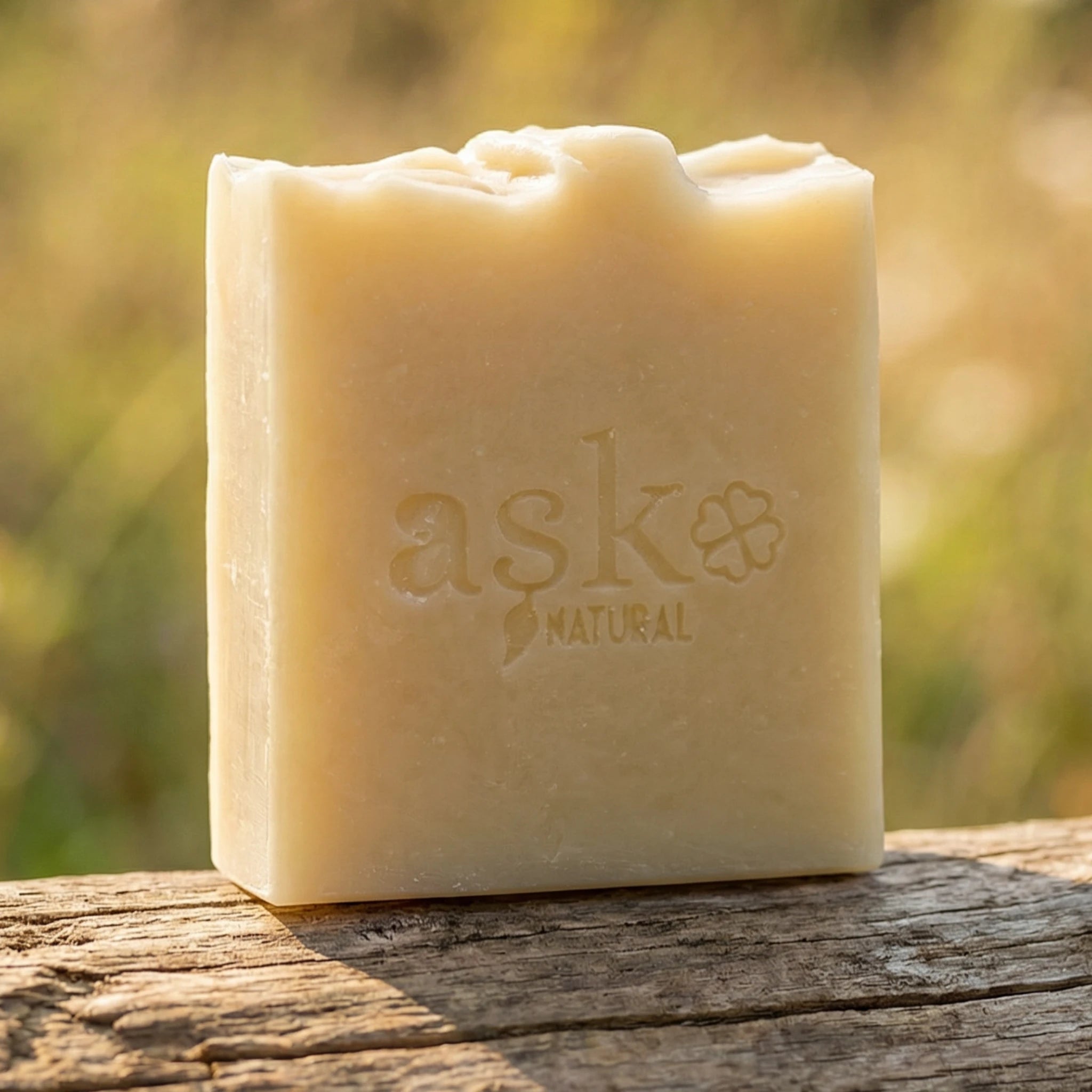 Handgemachte Ziegenmilch Seife von ASK Natural, nachhaltig, ohne Tierversuche und palmölfrei hergestellt.